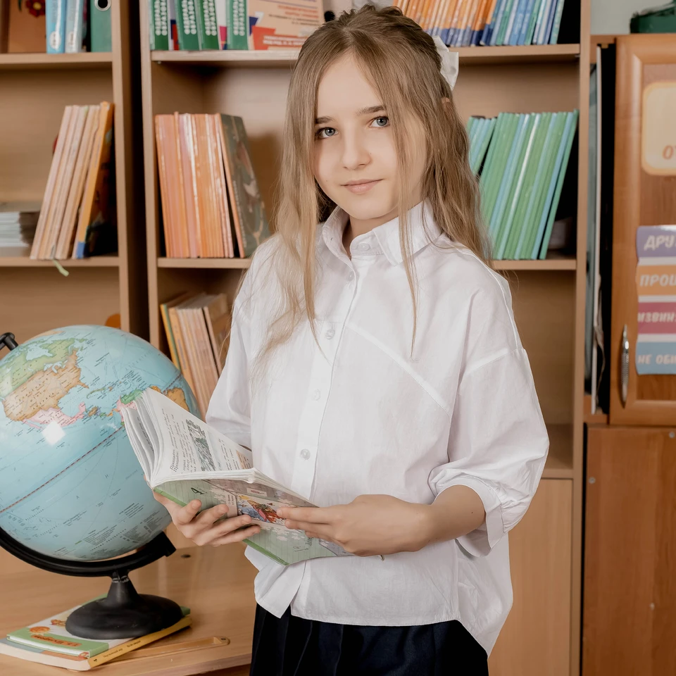 Портрет для выпускного альбома начальной школы